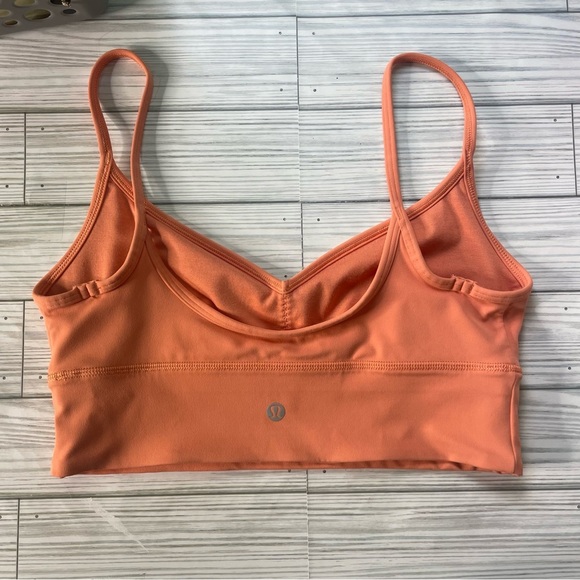 Lululemon Align Sweetheart Bra *Light Support, A/B Cup size 8 orange cream - Picture 7 of 7